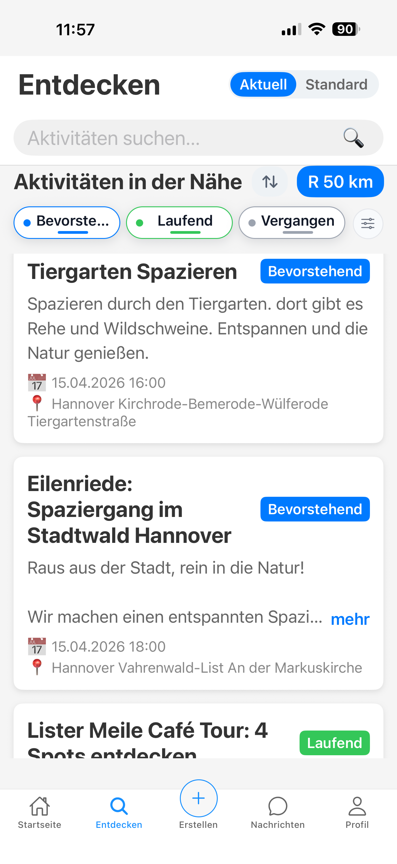 Discovery List